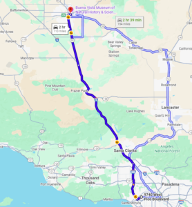 Directions from Bakersfield to Forward Recovery